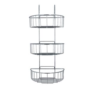 Tatay Bathroom 3 Storage Shower Caddy Chrome Tatay Bathroom 3 Storage Shower Caddy Chrome